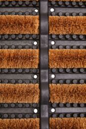 Orsina Filta Brush Coir Doormat in Grey - Size: Medium - thumbnail 2