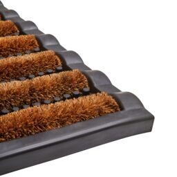 Orsina Filta Brush Coir Doormat in Grey - Size: Medium - thumbnail 3