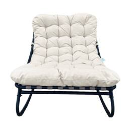 Artemis Home Solace Outdoor Rocking Chair & Stool in Beige - thumbnail 3