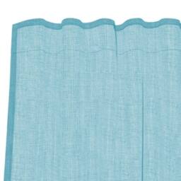 Berkfield Home Voile Curtains with Rod Pockets 2 pcs Turquoise - thumbnail 6
