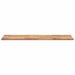 Berkfield Home Bathroom Vanity Top Oil Finished 120x50x2 cm Solid Wood Acacia in Brown - Size: 120 x 50 x 2 cm - thumbnail 3