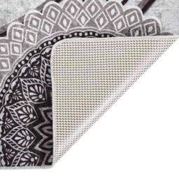 Berkfield Home Rug Washable 190x300 cm Multicolour Anti Slip - Size: 100 cm diameter - thumbnail 3