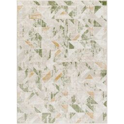 Livabliss San Francisco-Abstract Green Tan Taupe Ivory Modern Marble Living Dining Rug - Size: 160 cm x 215 cm - thumbnail 2