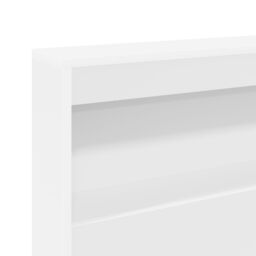 Berkfield Home Storage Headboard with Shelf with Headboard with Storage White 90 cm Engineered wood - thumbnail 8