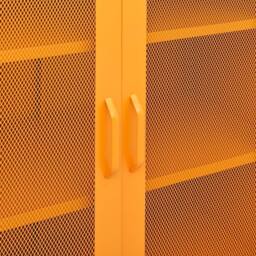Berkfield Home Storage Cabinet Mustard Yellow 80x35x101.5 cm Steel - thumbnail 8
