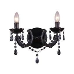 Netlighting Magnolia Candle Wall Lamp Black 2x E14