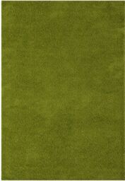 THE RUGS Green Plain Soft High Pile Shaggy Rugs & Runners Living Room Bedroom - Size: 140 cm x 200 cm - thumbnail 2
