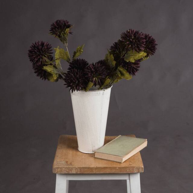 Love Lace Chocolate Chrysanthemum Artificial Flower in Brown - image 1