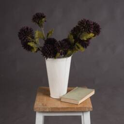Love Lace Chocolate Chrysanthemum Artificial Flower in Brown - thumbnail 1