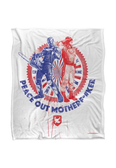 Warner Brothers Peacemaker Officially Licensed Silky Touch Super Soft Throw Blanket 152 x 127 cm in White - image 1