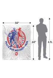 Warner Brothers Peacemaker Officially Licensed Silky Touch Super Soft Throw Blanket 152 x 127 cm in White - thumbnail 5