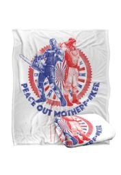 Warner Brothers Peacemaker Officially Licensed Silky Touch Super Soft Throw Blanket 152 x 127 cm in White - thumbnail 2