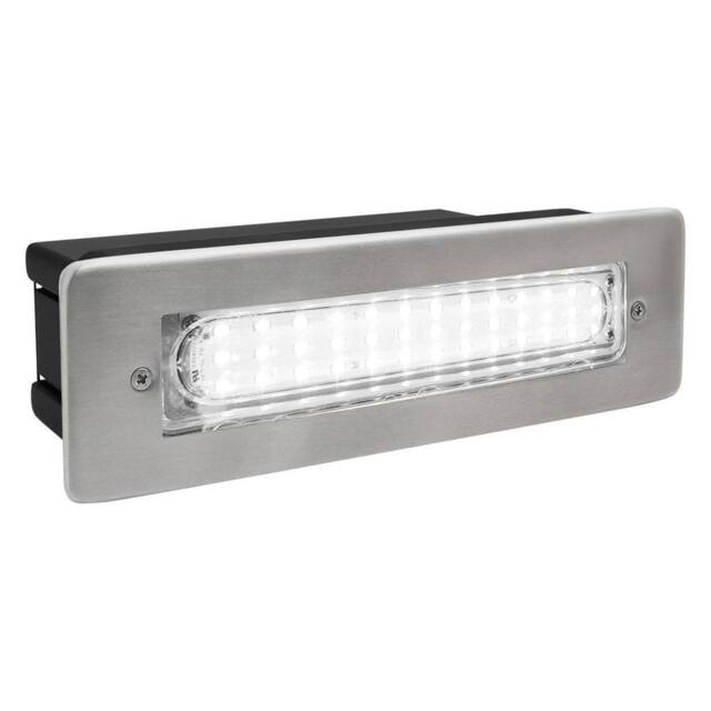 SPETLEK LED Brick Light Wall Light Recessed Stainless in Silver - image 1