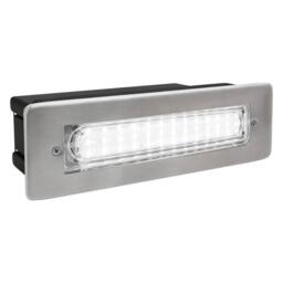 SPETLEK LED Brick Light Wall Light Recessed Stainless in Silver