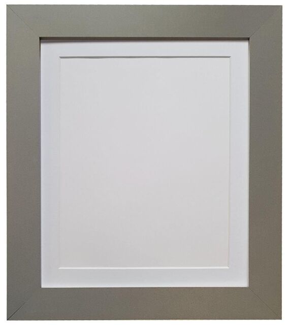 Frames & Mirrors 4U Metro Dark Grey Frame with White Mount for Image Size 4 x 3 Inch - image 1