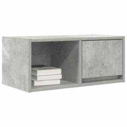 Berkfield Home TV Cabinets 2 pcs Concrete Grey 60x31x25.5 cm Engineered Wood - thumbnail 4