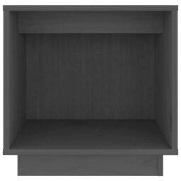 Berkfield Home Bedside Cabinets 2 pcs Grey 40x30x40 cm Solid Wood Pine - Size: 40 x 30 x 40 cm - thumbnail 5