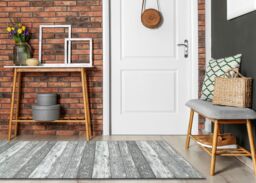 RugsX Anti-Slip Runner in Grey - Size: 120 cm x 360 cm - thumbnail 3