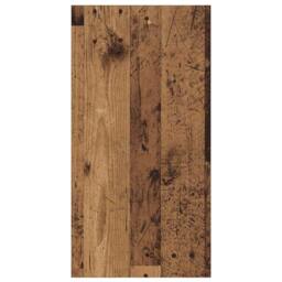 Berkfield Home TV Cabinet with Shelf Old wood 37 x 37 x 72 cm Engineered wood in Brown - thumbnail 8