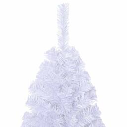Berkfield Home Artificial Christmas Tree with Thick Branches White 180 cm PVC - thumbnail 4