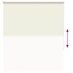 Berkfield Home Roller Blind Blackout Marine 130x230 cm Fabric Width 126.6 cm Pol… in Off-White - thumbnail 9