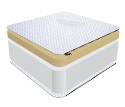 Sareer Furniture Limited Diamond 8 Inch Memory Foam Mattress in White - Size: Double - thumbnail 4
