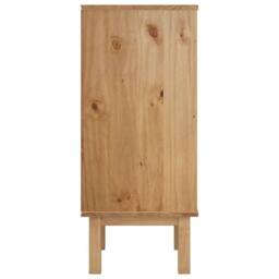 Berkfield Home Drawer Cabinet OTTA 45x39x90cm Solid Wood Pine in Brown - Size: 45 x 39 x 90 cm - thumbnail 5