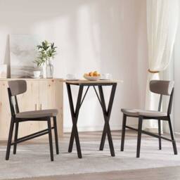 Berkfield Home Durable Dining Table Legs X-Frame 40x40x73 cm Steel in Black - Size: 40 x 40 x 73 cm - thumbnail 1