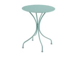 Vente-unique Round Metal Garden Table D.60Cm - Almond Green - MIRMANDE By MYLIA - thumbnail 2