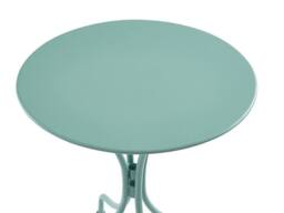 Vente-unique Round Metal Garden Table D.60Cm - Almond Green - MIRMANDE By MYLIA - thumbnail 5