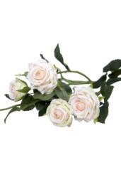 KDMD Camelot Garden Rose Spray Champagne 2 Pack in White