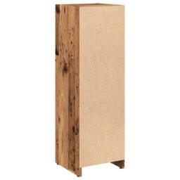 Berkfield Home Stylish Bathroom Cabinet Old Wood 30x30x95 cm Engineered Wood in Brown - Size: 30 x 30 x 95 cm - thumbnail 6