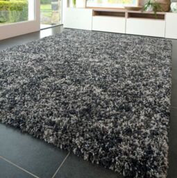 Kukoon Grey Charcoal Super Soft Shaggy Area Rug in Stone - Size: 120 cm x 170 cm - thumbnail 6