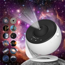 Nordara Planetarium Starry Sky Projector Night Light in White - thumbnail 3