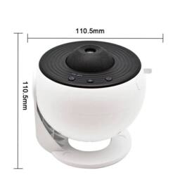 Nordara Planetarium Starry Sky Projector Night Light in White - thumbnail 2