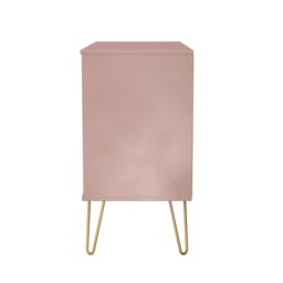 Ready Assembled 2 U Bexley 3 Drawer TV Unit (Ready Assembled) in Dusty Pink - thumbnail 3