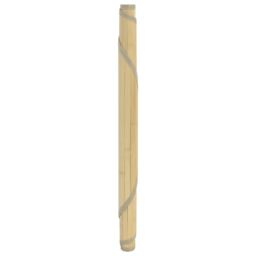 Berkfield Home Rug Round Light Natural60 cm Bamboo in Beige - Size: Medium - thumbnail 3