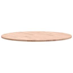 Berkfield Home Table Top Ã˜70x1.5 cm Round Solid Wood Beech in Light Brown - Size: 70x1.5 cm - thumbnail 6