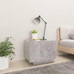 Berkfield Home Bedside Cabinet Concrete Grey 100x35x40 cm Engineered Wood - Size: 100 x 35 x 40 cm - thumbnail 3