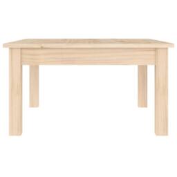 Berkfield Home Beautiful Coffee Table 55x55x30 cm Solid Wood Pine in Natural - Size: 55 x 55 x 30 cm