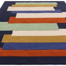 The Rug Shop UK Wool Multi Handmade Easy to clean Area Rug - Size: 160 cm x 230 cm - thumbnail 4
