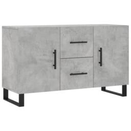 Berkfield Home Sideboard Concrete Grey 100x36x60 cm Engineered Wood - Size: 100 x 36 x 60 cm - thumbnail 1
