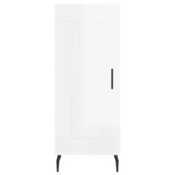 Berkfield Home Sideboard High Gloss White 34.5x34x90 cm Engineered Wood - thumbnail 5