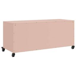 Berkfield Home TV Cabinet Pink 100.5x39x43.5 cm Steel - thumbnail 8