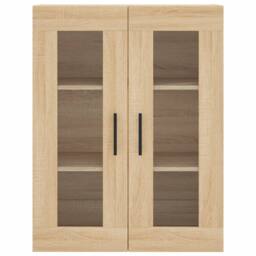 Berkfield Home Highboard Sonoma Oak 69.5x34x180 cm Engineered Wood in Tan - thumbnail 6