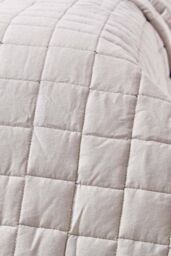Homescapes Cotton Quilted Reversible Bedspread in Black - Size: Double - thumbnail 5
