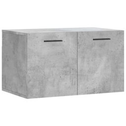 Berkfield Home Wall Cabinet Concrete Grey 60x36.5x35 cm Engineered Wood - thumbnail 2