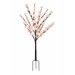 Gardenwize Solar Powered Blossom Tree with 100 White LED lights in Light Pink