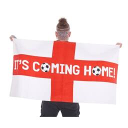 England Its Coming Home Football Towel in White - thumbnail 2