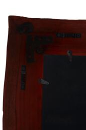 Orsina Almora Wood Wall Mirror in Brown - thumbnail 4